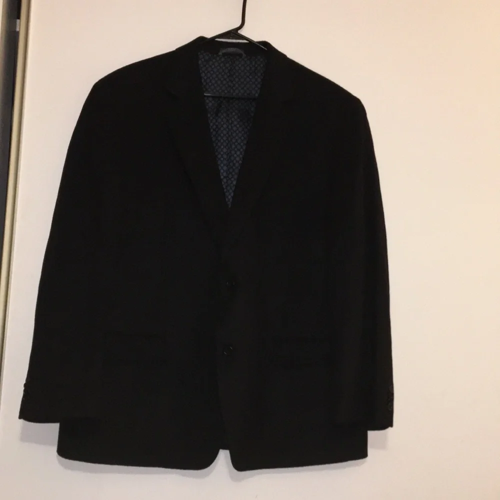 Michael Kors Black Wool Camel Hair Coat Blazer Jacket